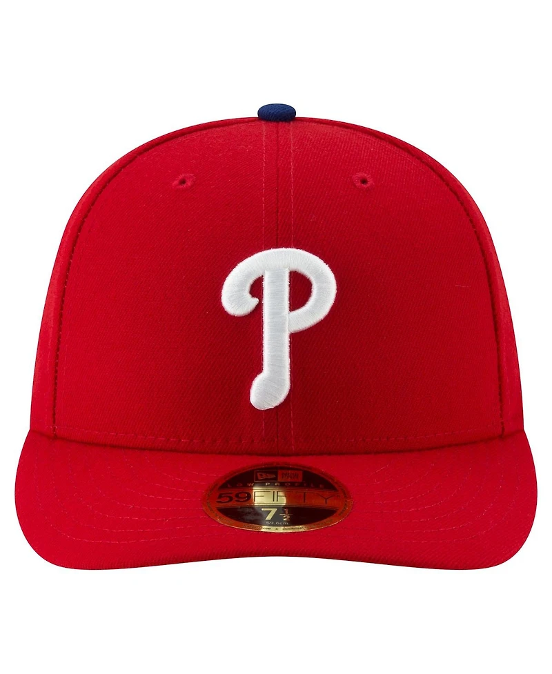 New Era Men's Red Philadelphia Phillies 2026 All-Star Game Authentic Collection Side Patch Low Profile 59FIFTY Fitted Hat