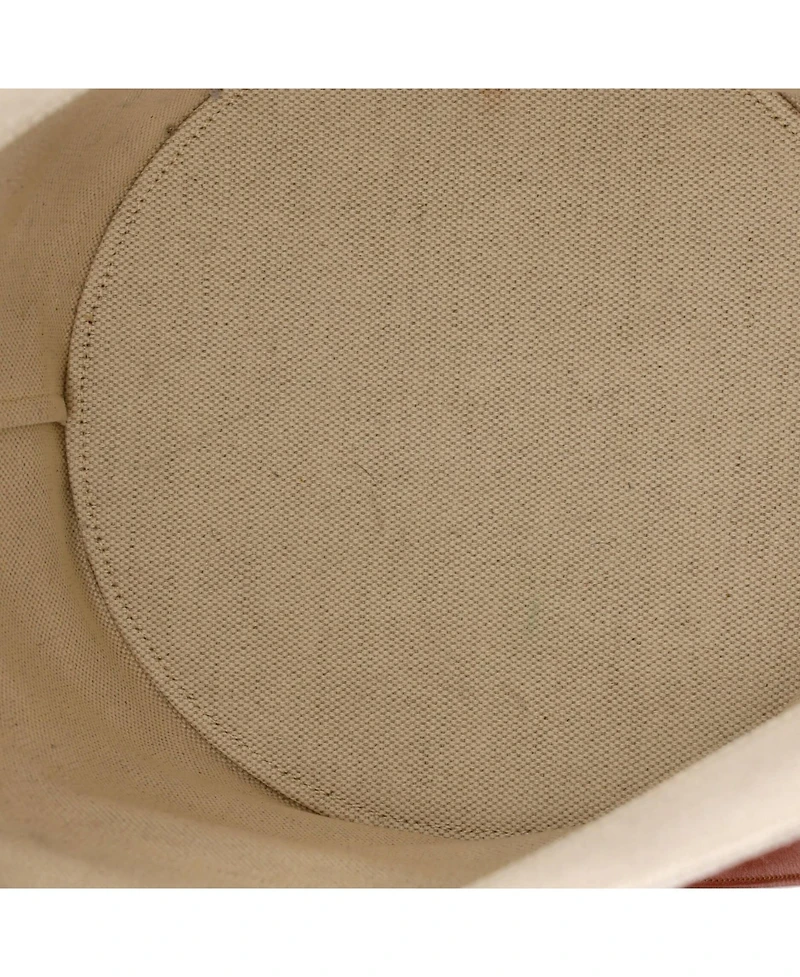 Pre-Owned Saint Laurent Rive Gauche Bucket Bag Canvas