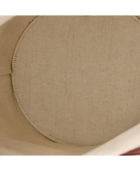 Pre-Owned Saint Laurent Rive Gauche Bucket Bag Canvas