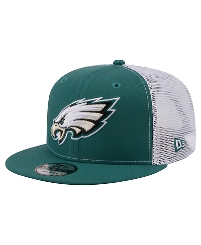 New Era Men's Midnight Green Philadelphia Eagles Core Team 9FIFTY Trucker Snapback Hat