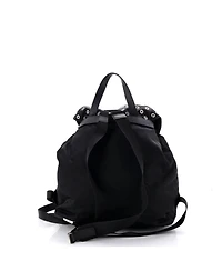 Pre-Owned Prada Medium Double Front Pocket Backpack Tessuto with Grommet Detail
