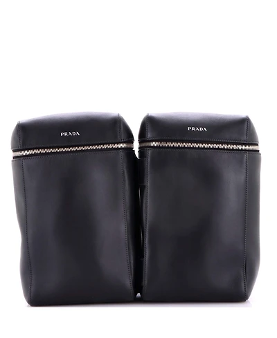 Pre-Owned Prada Twin Pocket Backpack Leather