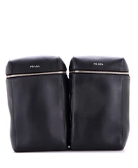 Pre-Owned Prada Twin Pocket Backpack Leather