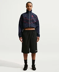 Nike Women's Navy Usmnt Windrunner Uv Woven Full-Zip Jacket