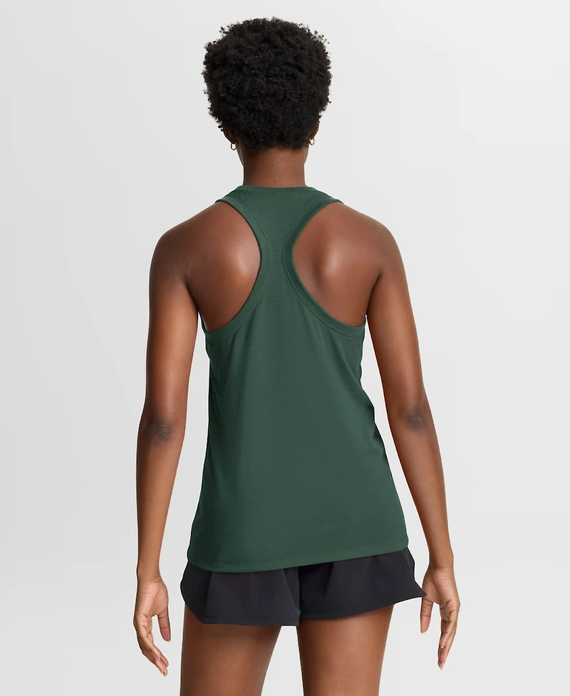 Nike Women's Green Bay Packers Hurry Up Tri-Blend Dri-fit Tank Top
