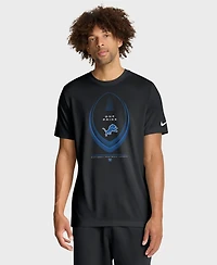 Nike Men's Black Detroit Lions Legend Icon Dri-fit T-Shirt