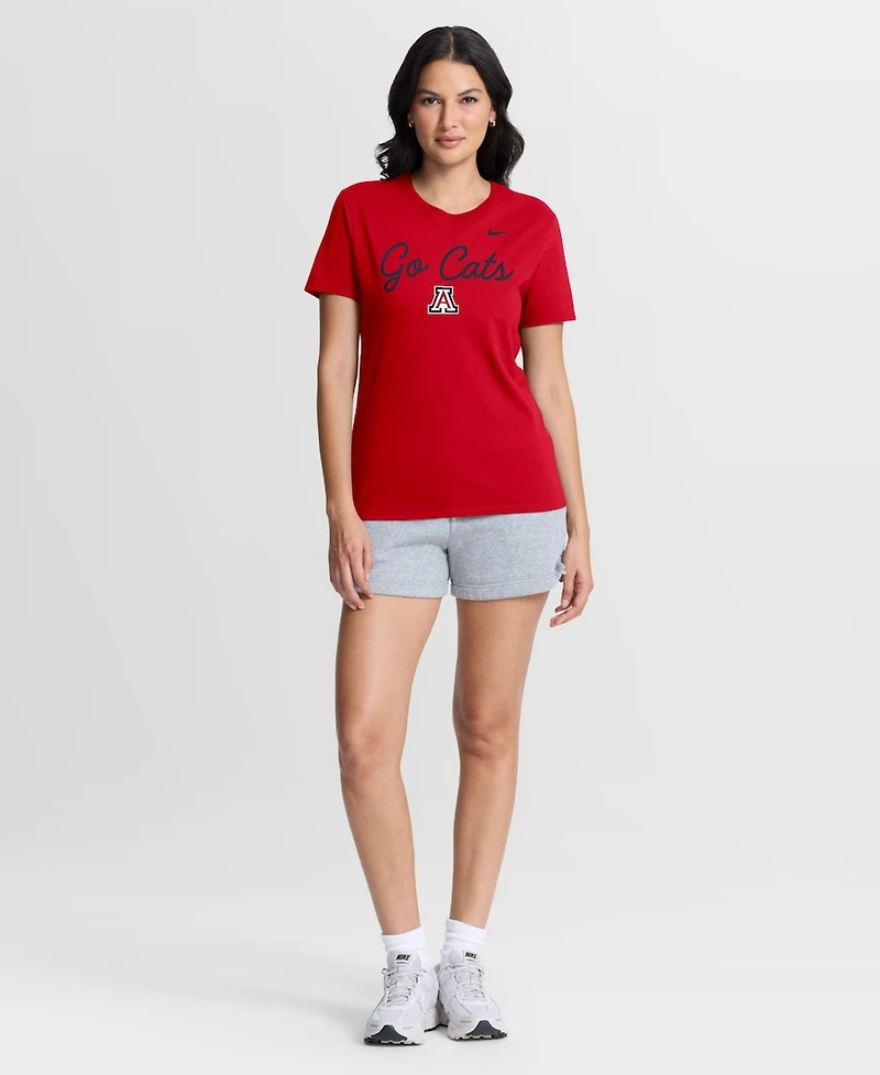 Nike Women's Red Arizona Wildcats Script Mantra Logo T-Shirt