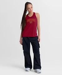 Nike Women's Burgundy Washington Commanders Primetime Tri-Blend Dri-fit Tank Top