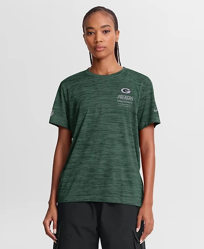 Nike Women's Green Bay Packers Sideline Velocity Dri-fit T-Shirt