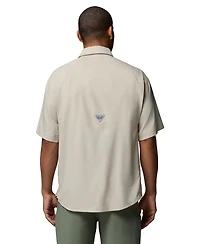 Columbia Men's Tan Dallas Cowboys Tamiami Omni-Shade Button-Down Shirt