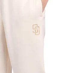 Starter Women's Cream San Diego Padres Pastel High Waisted Fleece Pants