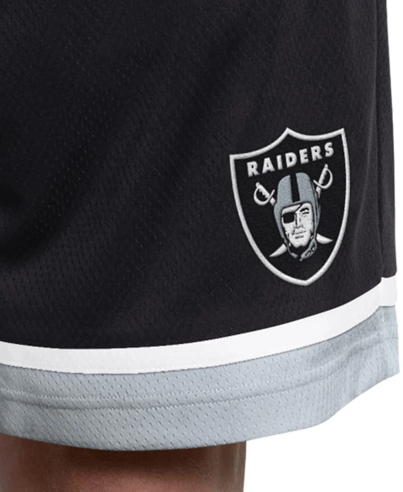 Starter Men's Black Las Vegas Raiders Power Play Mesh Shorts