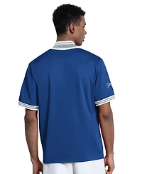 Starter Men's Royal Los Angeles Dodgers Button-Up Short Sleeve Jacket
