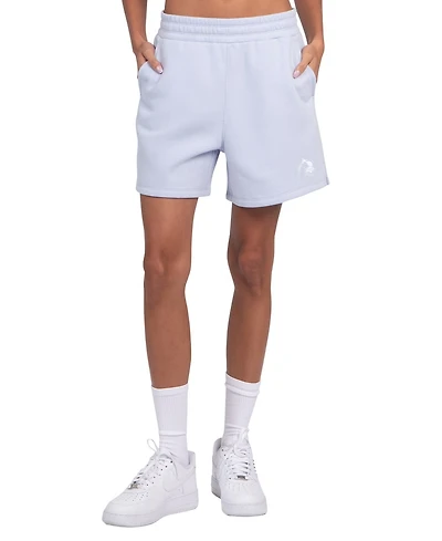 Starter Women's Blue Colorado Avalanche High-Waist Shorts