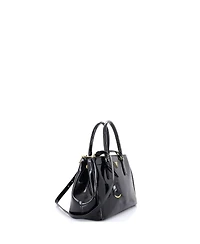 Pre-Owned Prada Small Double Zip Lux Tote Spazzolato Leather