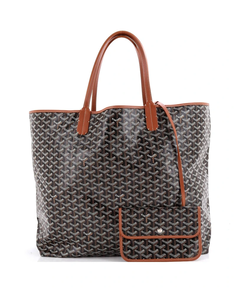 Pre-Owned Goyard Xxl Saint Louis Tote Coated Canvas
