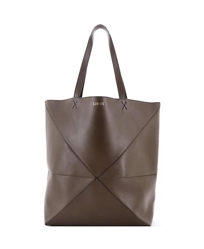 Pre-Owned Loewe Xl Puzzle Fold Tote Leather