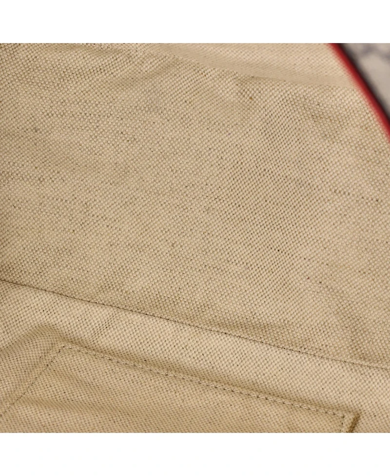 Pre-Owned Gucci Small Convertible Soft Tote Gg Coated Canvas with Applique