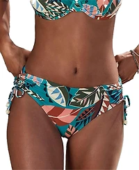 Lascana Women's Tropical Mid Rise Bikini Swimsuit Bottom