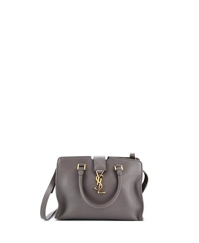 Pre-Owned Saint Laurent Baby Monogram Cabas Leather