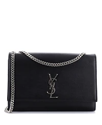 Pre-Owned Saint Laurent Large Classic Monogram Crossbody Bag Grainy Leather