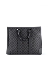 Pre-Owned Gucci Large Ophidia Convertible Open Tote Gg Coated Canvas