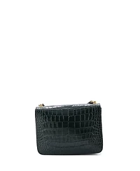 Pre-Owned Saint Laurent Medium Carre Satchel Embossed Leather