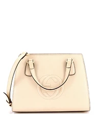 Pre-Owned Gucci Small Soho Convertible Top Handle Satchel Leather