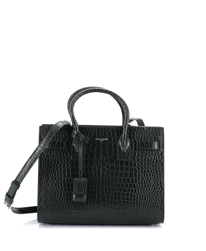 Pre-Owned Saint Laurent Baby Sac de Jour Nm Bag Embossed Leather