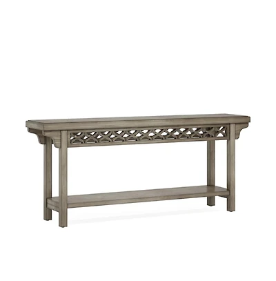 Slickblue Farmhouse Narrow Console Table with Storage Shelves for Entryway, Hallway and Sofa Back Use