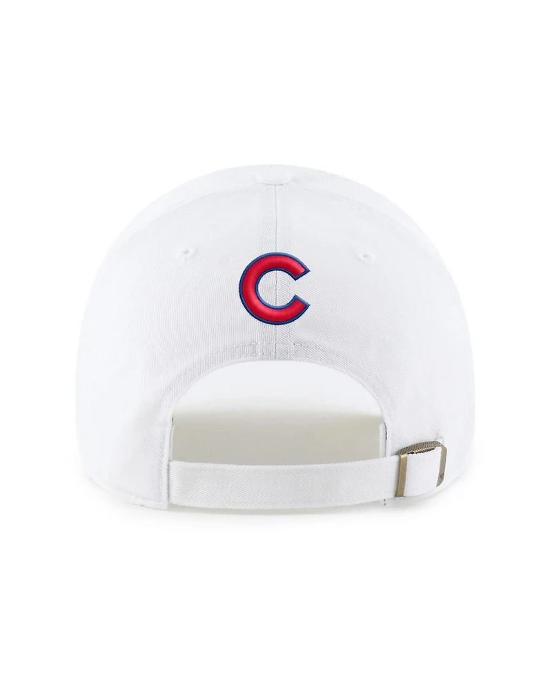'47 Brand Preschool White Chicago Cubs Ice Cream Helmet Clean Up Adjustable Hat