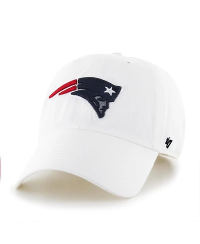 '47 Brand Preschool White New England Patriots Clean Up Adjustable Hat