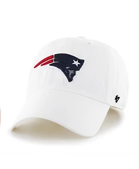 '47 Brand Preschool White New England Patriots Clean Up Adjustable Hat