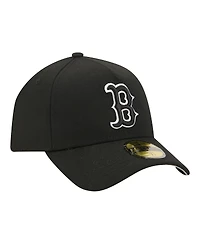 New Era Men's Black Boston Red Sox A-Frame 59FORTY Fitted Hat