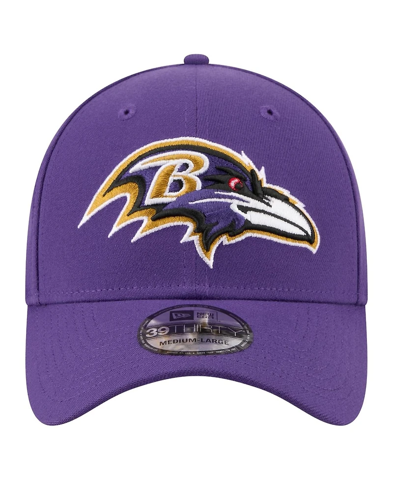 New Era Men's Purple Baltimore Ravens Core Team 39THIRTY Flex Hat