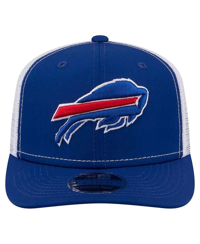 New Era Men's Royal Buffalo Bills 9SEVENTY Trucker Adjustable Hat