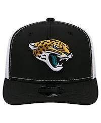 New Era Men's Black Jacksonville Jaguars 9SEVENTY Trucker Adjustable Hat