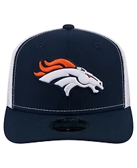 New Era Men's Navy Denver Broncos 9SEVENTY Trucker Adjustable Hat