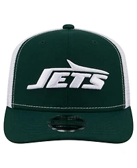 New Era Men's Green New York Jets 9SEVENTY Trucker Adjustable Hat