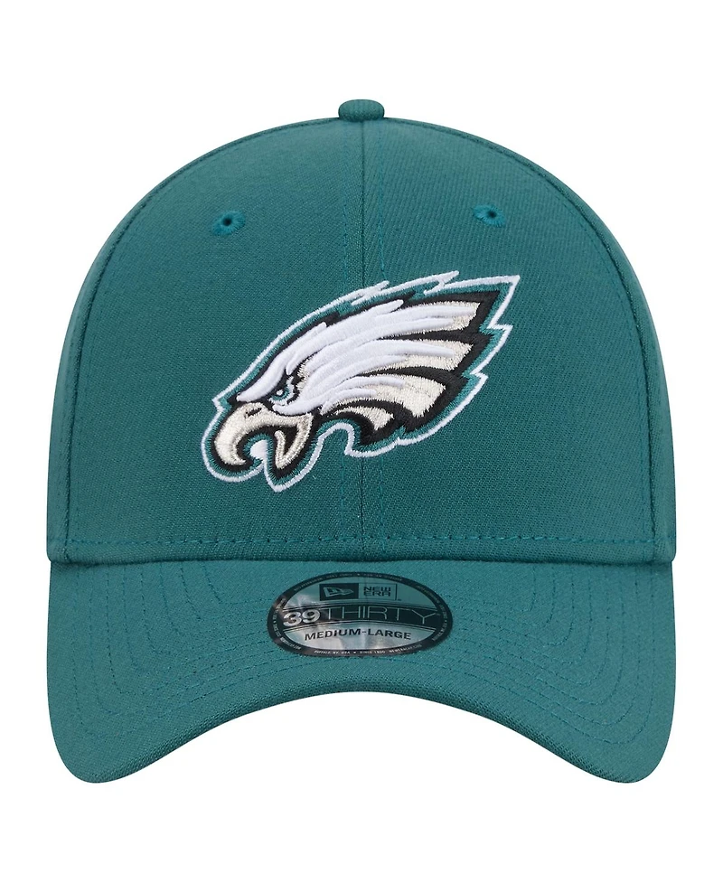 New Era Men's Midnight Green Philadelphia Eagles Core Team 39THIRTY Flex Hat