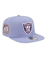 New Era Men's Lavender Las Vegas Raiders Bloom A-Frame 9FIFTY Snapback Hat