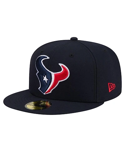 New Era Men's Navy Houston Texans 59FIFTY Fitted Hat