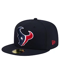 New Era Men's Navy Houston Texans 59FIFTY Fitted Hat