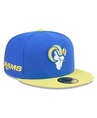 New Era Men's Royal/Gold Los Angeles Rams 59FIFTY Fitted Hat