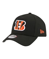 New Era Big Boys and Girls Black Cincinnati Bengals 9FORTY A-Frame Adjustable Hat