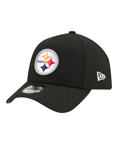 New Era Big Boys and Girls Black Pittsburgh Steelers 9FORTY A-Frame Adjustable Hat