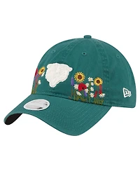 New Era Women's Green Chicago Bears Wildflower 9TWENTY Adjustable Hat