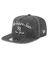 New Era Men's Black New York Yankees City Slogan A-Frame 9FIFTY Snapback Hat
