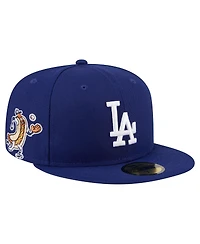 New Era Men's Royal Los Angeles Dodgers Run Mascot 59FIFTY Fitted Hat