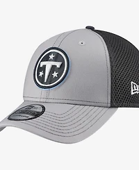 New Era Men's Gray Tennessee Titans Grayed Out Neo 39THIRTY Flex Hat
